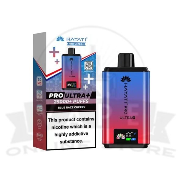 Blue Razz Cherry Hayati Pro Ultra Plus 25000 Prefilled Pod Vape Kit