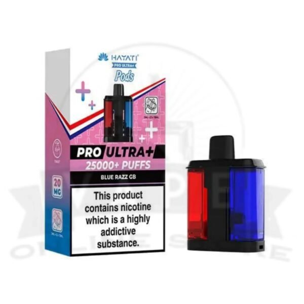 Box Of 5 Hayati Pro Ultra Plus 25000 Puffs Replacement Pods
