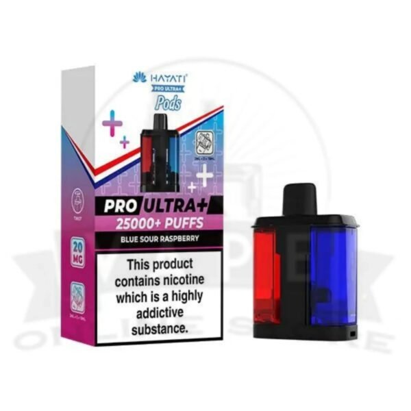 Box Of 5 Hayati Pro Ultra Plus 25000 Puffs Replacement Pods