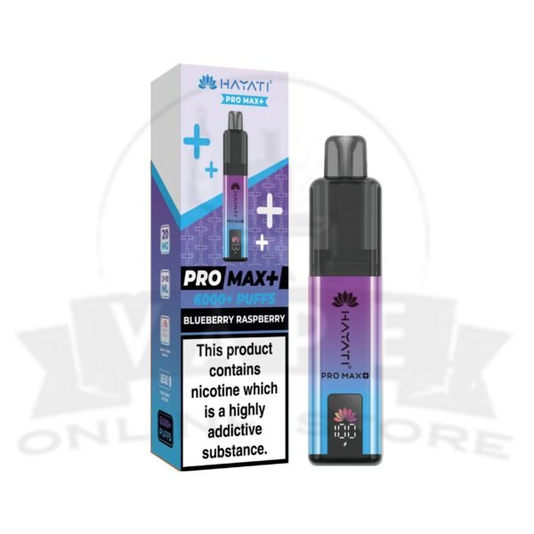 Blueberry Raspberry Hayati Pro Max Plus 6000 Puffs Pod Kit