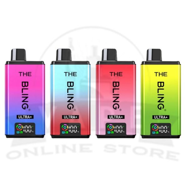 Box Of 5 The Bling Ultra Plus 30K Puff Vape