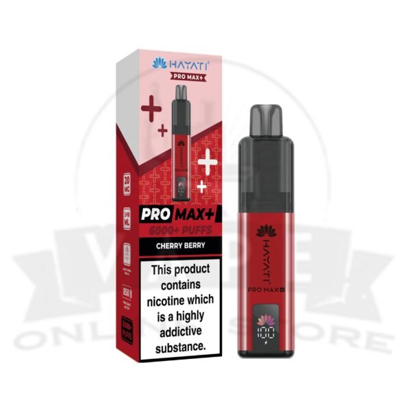 Cherry Berry Hayati Pro Max Plus 6000 Puffs Pod Kit