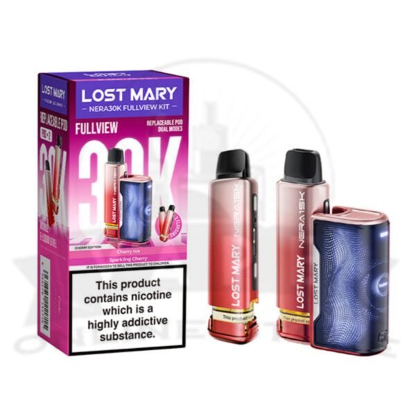 Cherry Edition Lost Mary Nera 30K Puffs Fullview Pod Kit