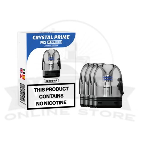 Crystal Prime M3 Replacement Pods Pack of 4