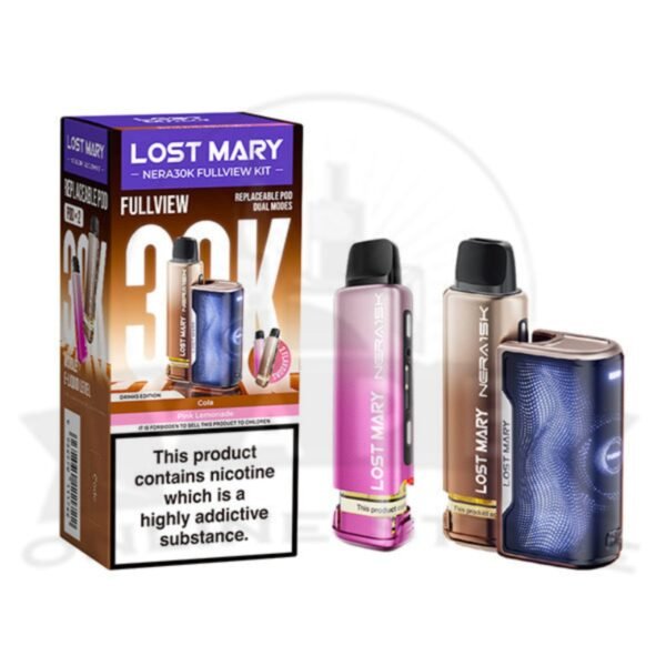 Drinks Edition Lost Mary Nera 30K Puffs Fullview Pod Kit