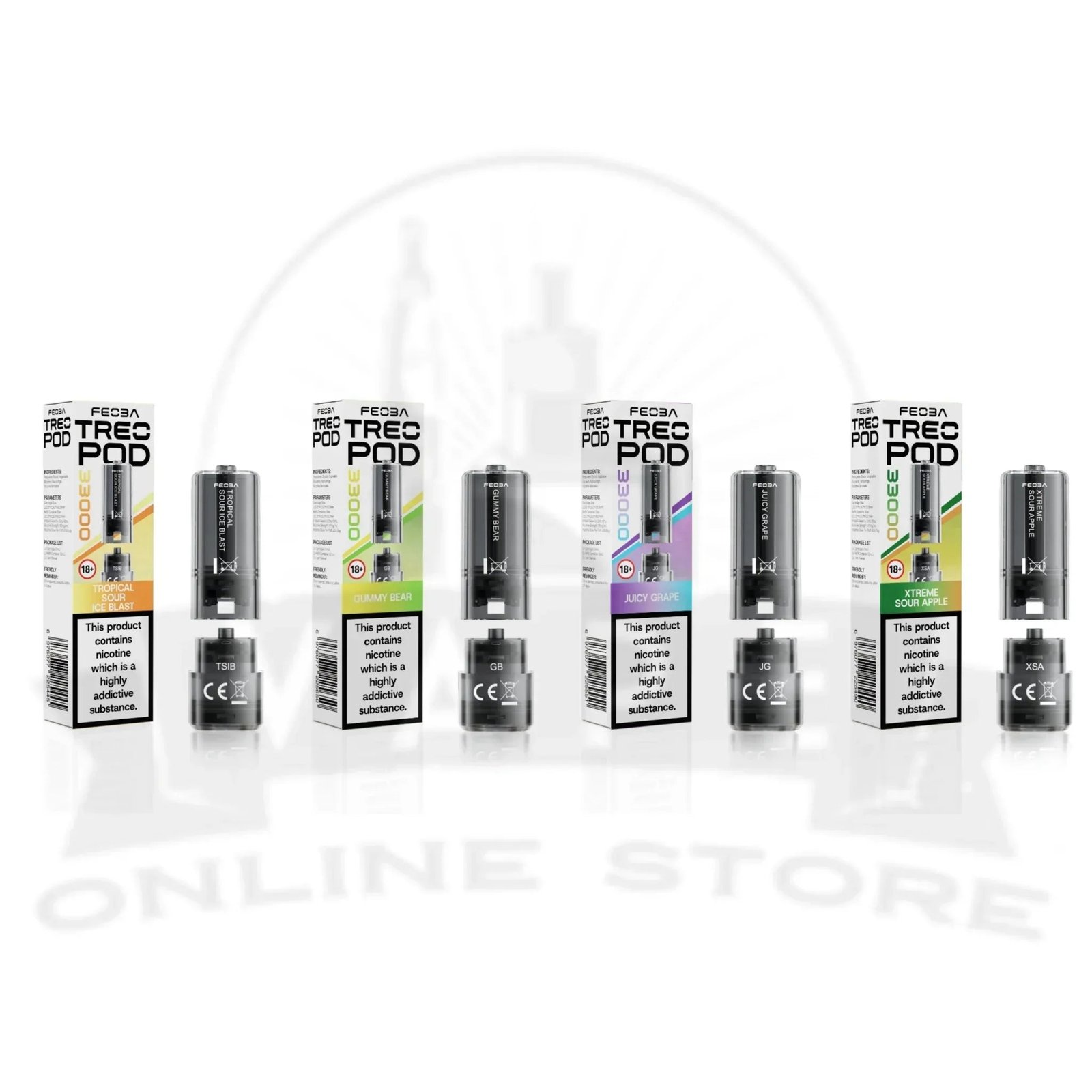 Feoba Treo 33000 Puff Refill Replacement Pods