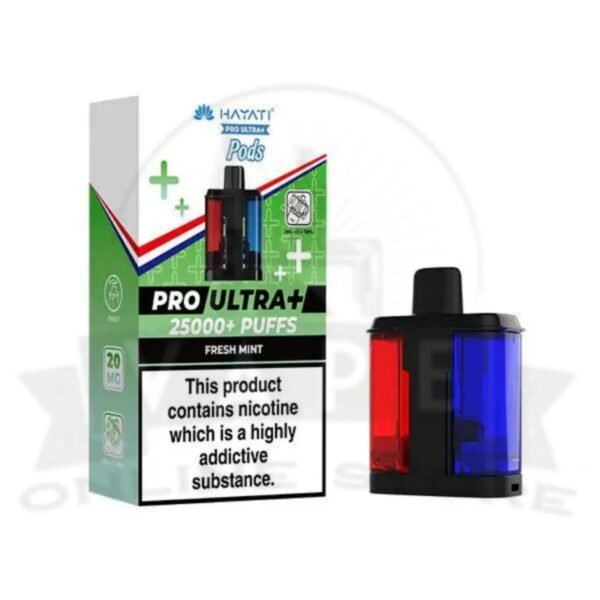 Box Of 5 Hayati Pro Ultra Plus 25000 Puffs Replacement Pods