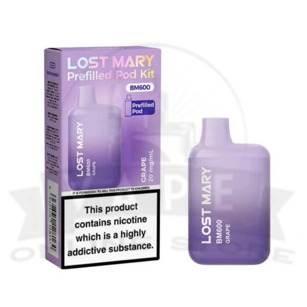 Grape Lost Mary BM600 Prefilled Pod Kit
