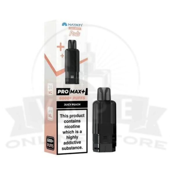 Box Of 5 Hayati Pro Max Plus 6000 Puffs Replacement Pods