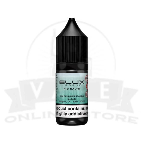 Kiwi Passionfruit Guava Elux Legend 10ml Nic Salt | Retail & Wholesale