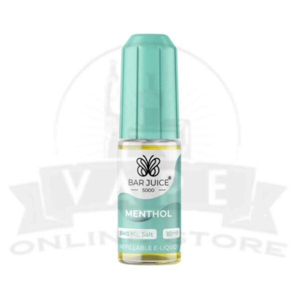 Menthol Bar Juice 5000 Nic Salt E-Liquid