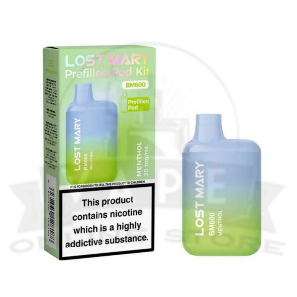 Menthol Lost Mary BM600 Prefilled Pod Kit
