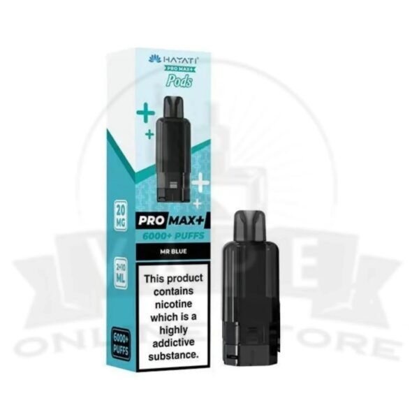 Box Of 10 Hayati Pro Max Plus 6000 Puffs Replacement Pods