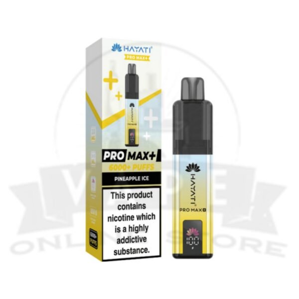 Pineapple Ice Hayati Pro Max Plus 6000 Puffs Pod Kit