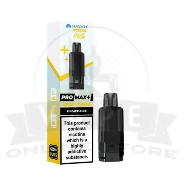 Box Of 10 Hayati Pro Max Plus 6000 Puffs Replacement Pods