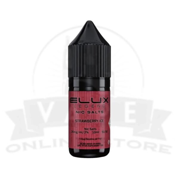 Strawberry Ice Elux Legend 10ml Nic Salt | Retail & Wholesale