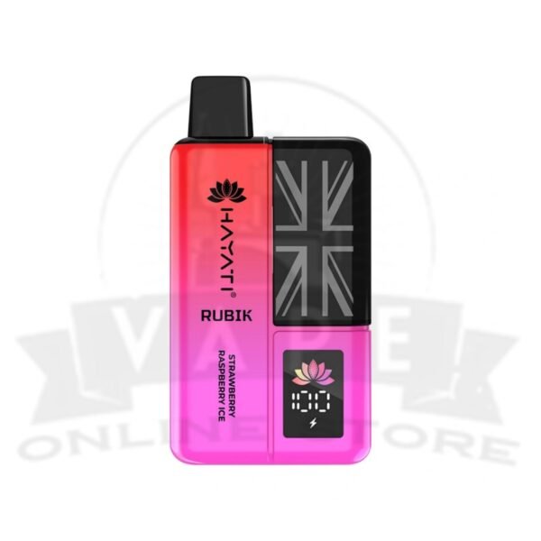 Strawberry Raspberry Ice Hayati Rubik 7000 Puffs Pod Kit