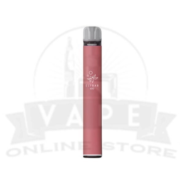 Strawberry Snoow Elf Bar 600 Puffs 20mg Reusable Vape Pod Kit
