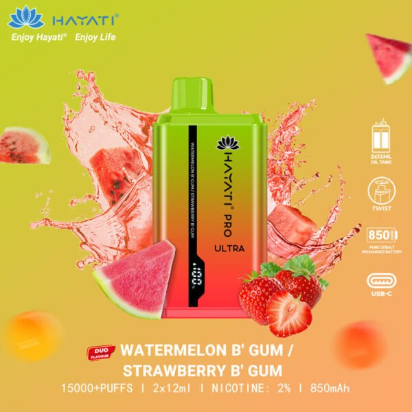 Hayati Pro Ultra 15000 Prefilled Pod Device