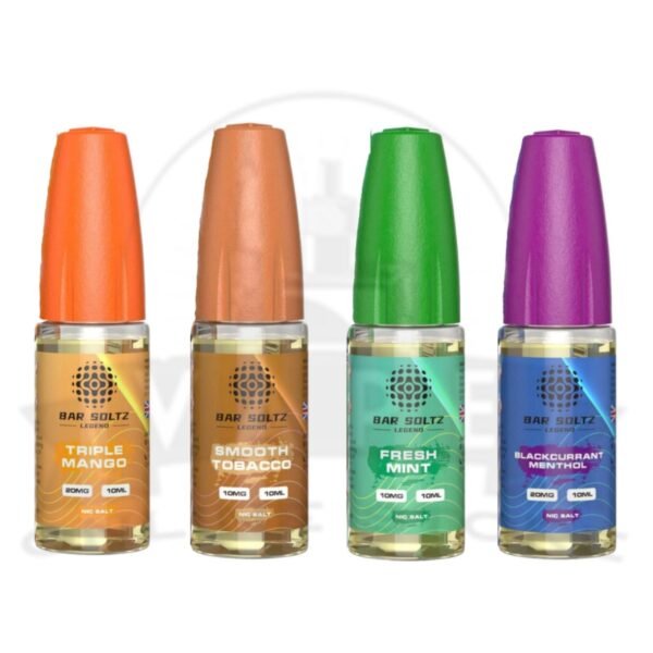 Box Of 10 Bar Soltz Legend 10ml Nic Salts | 10ml Wholesale Nic Salts