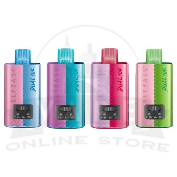 Box Of 5 Elf Bar Dual 10K Puffs Disposable Pod Kit