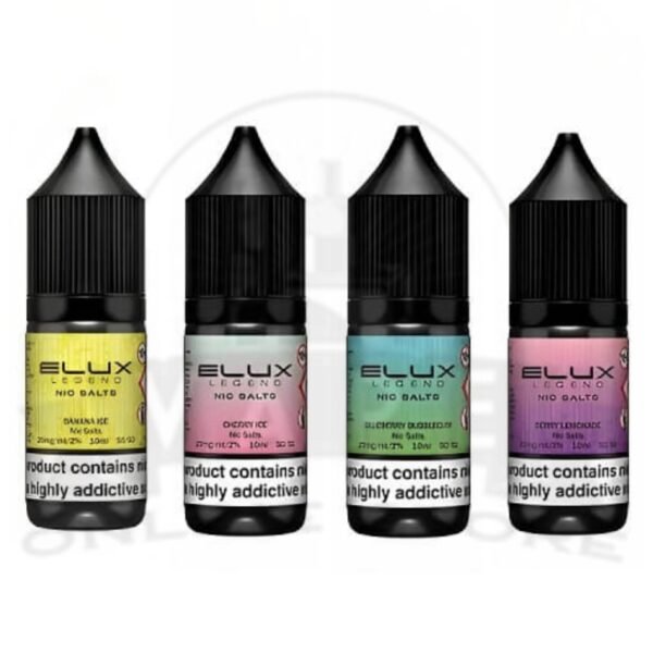 Box Of 5 Elux Legend 10ml Nic Salts