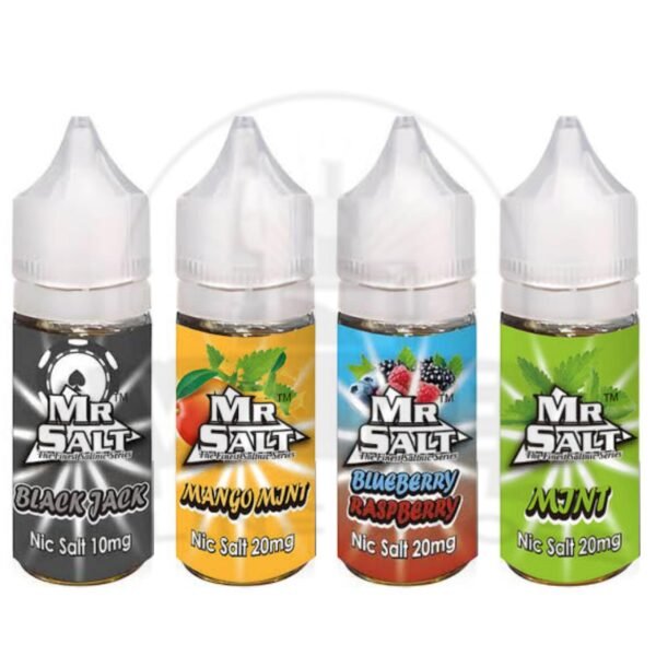 Box Of 10 Mr Salt 10ml Nic Salts E-liquid