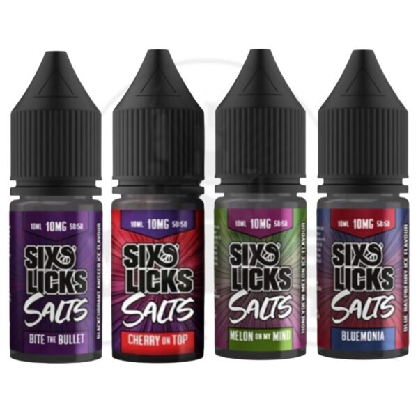Six Licks 10ml Nic Salt E-Liquid