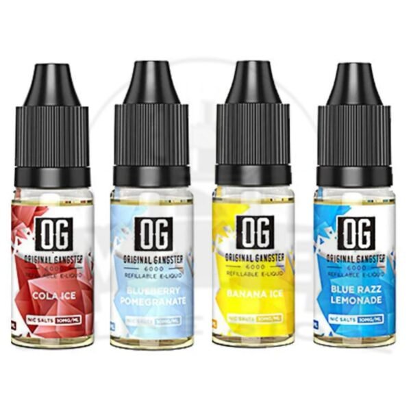 Orignal Gangster OG 6000 10ml Nic Salts E-liquid