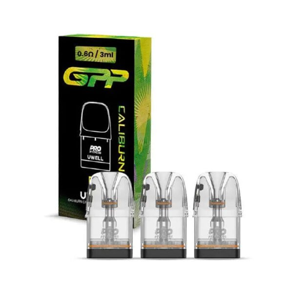 3 Uwell Caliburn Gpp Pods In A Pack