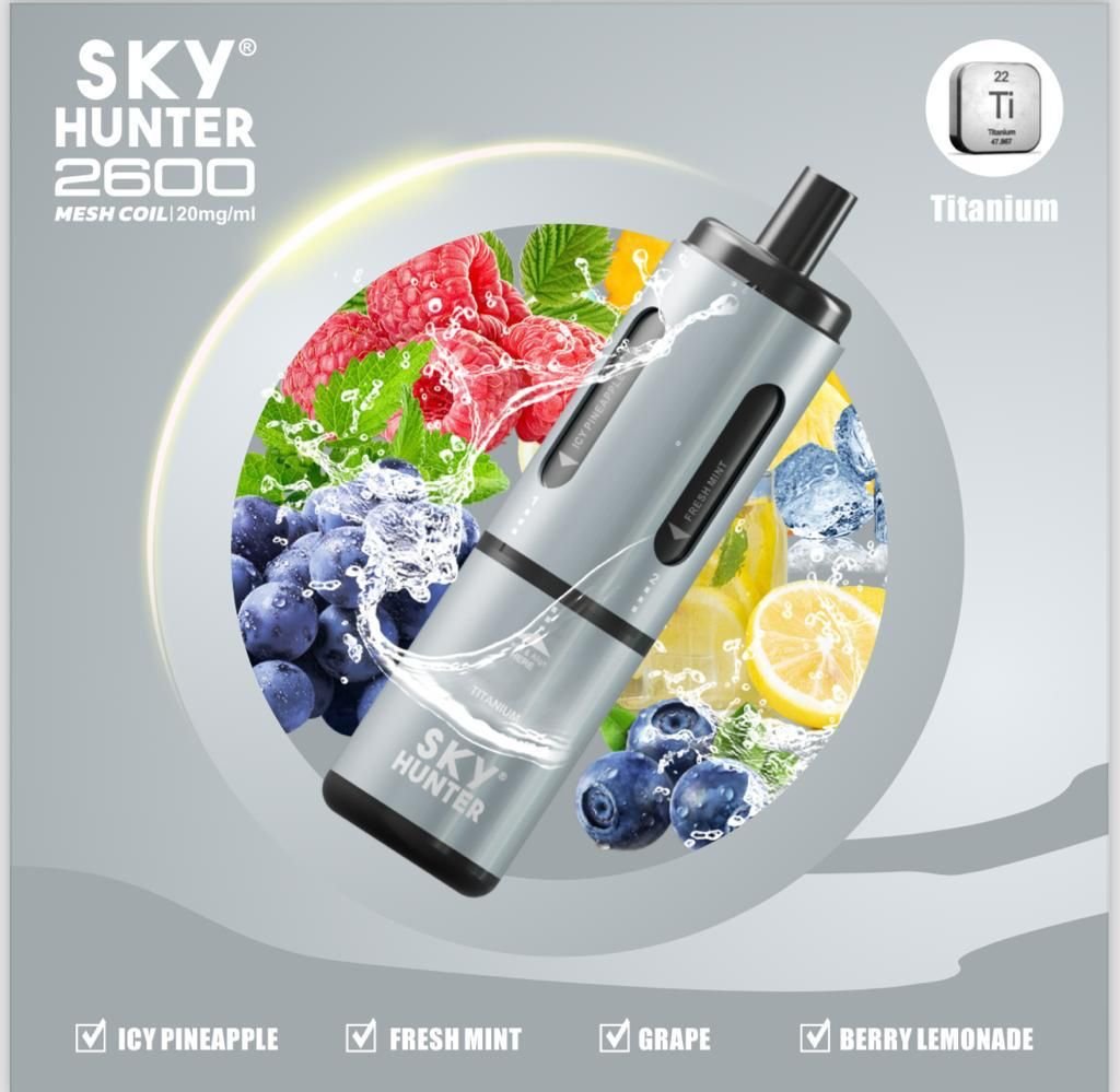4 In 1 Sky Hunter 2600 Puffs Disposable Vape Pod Kit Theno1Plugshop 164003 2090Afd6 464D 4Ca5 9A05 7437043F25F9