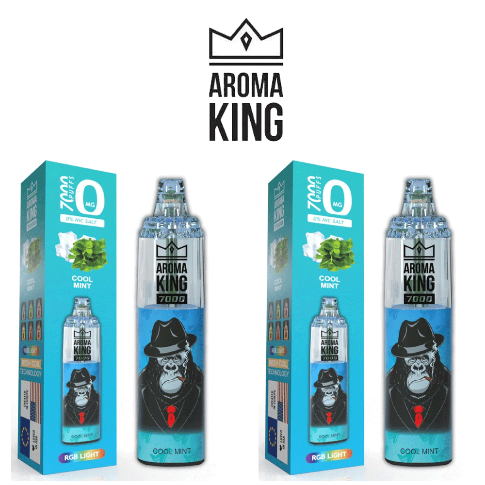 Cool Mint Aroma King 7000 Disposable 10 X Vape Device Multipack 235B909D 9E0D 4B22 9B39 2C2C11Fbd1F7