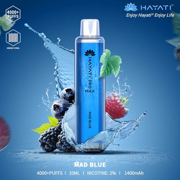 Hayati Pro Max Mad Blue 4000+ Puffs