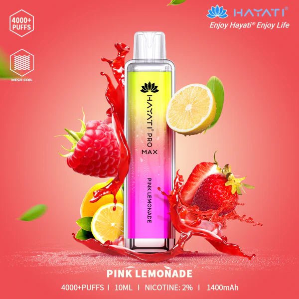 Hayati Pro Max Pink Lemonade 4000+ Puffs