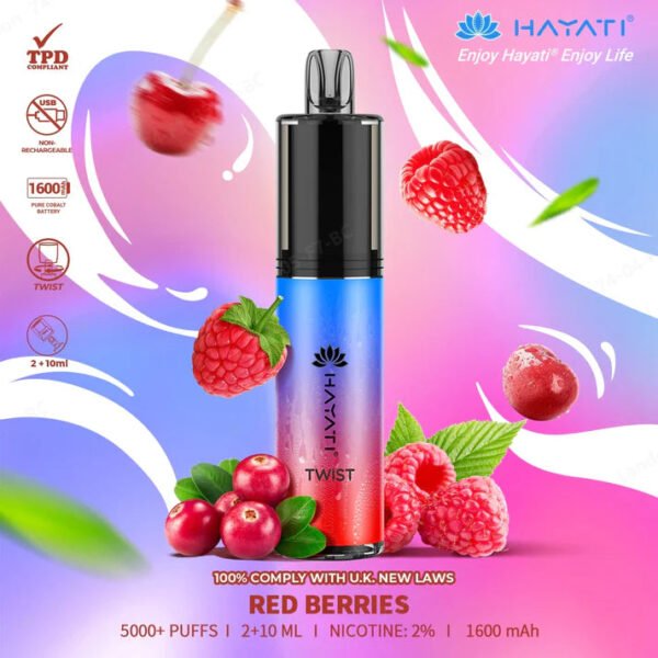 Hayati Twist Redberries 5000+ Puffs