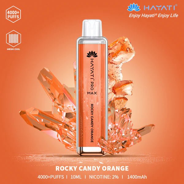 Hayati Pro Max Rocky Candy Orange 4000+ Puffs