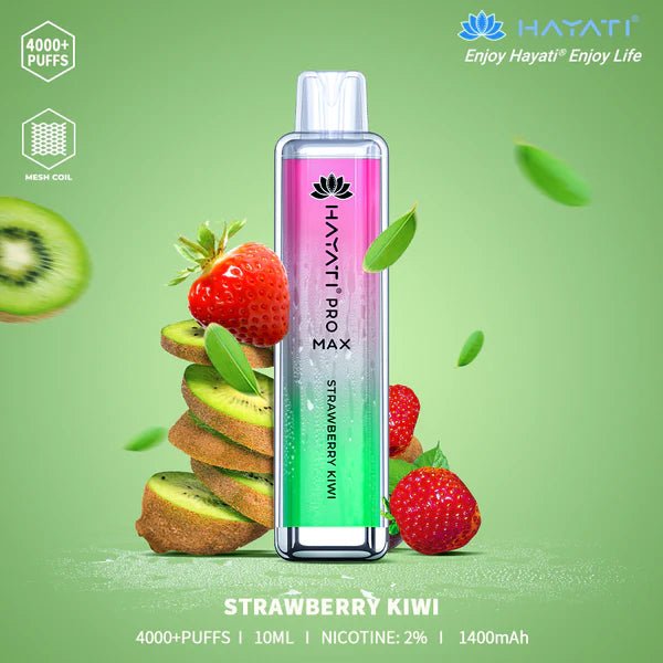 Hayati Pro Max Strawberry Kiwi 4000+ Puffs