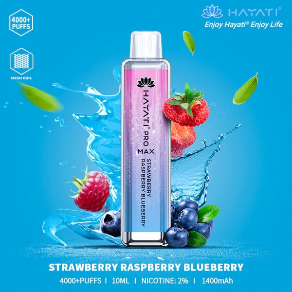 Hayati Pro Max Blueberry 4000+ Puffs