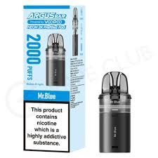 Argus Bar Neon 2000 Prefilled Pod Mr Blue Flavour