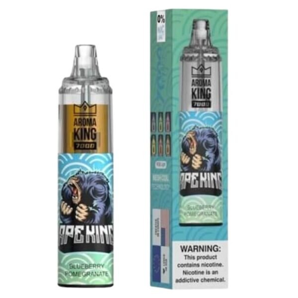 Aroma King 7000 0Mg Disposable Vape Pod Wolfvapescouk Blueberry Pomegranate 642968