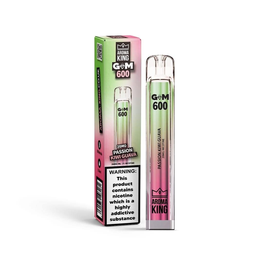 Aroma King Gem 600 Disposable Vape Box Of 10 Simbavapeswholesale 197559