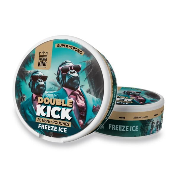Aroma King Nicotine Pouches Double Kick Freeze Ice