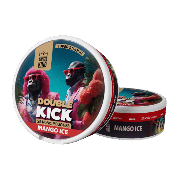 Aroma King Nicotine Pouches Double Kick Mango Ice
