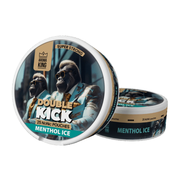Aroma King Nicotine Pouches Double Kick Menthol Ice