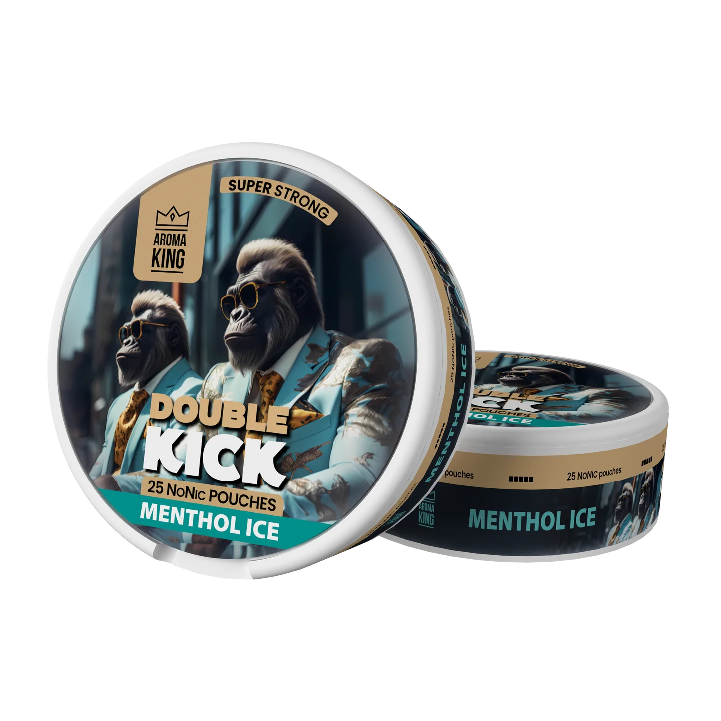 Aroma King Nicotine Pouches Double Kick Menthol Ice