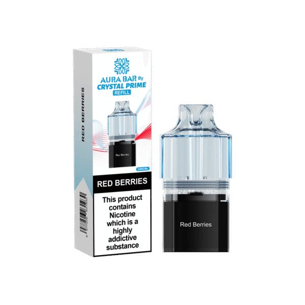 Aura Bar Crystal Prime 10K Pod Red Berries