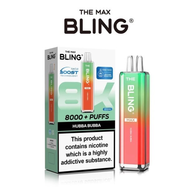 Bling Max 8000 Puffs Vape Kit Hubba Bubba 1