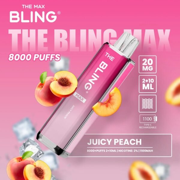 Bling Max 8000 Puffs Vape Kit - Box Of 5