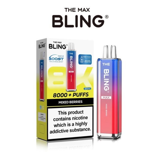 Bling Max 8000 Puffs Vape Kit Mixed Berries 1