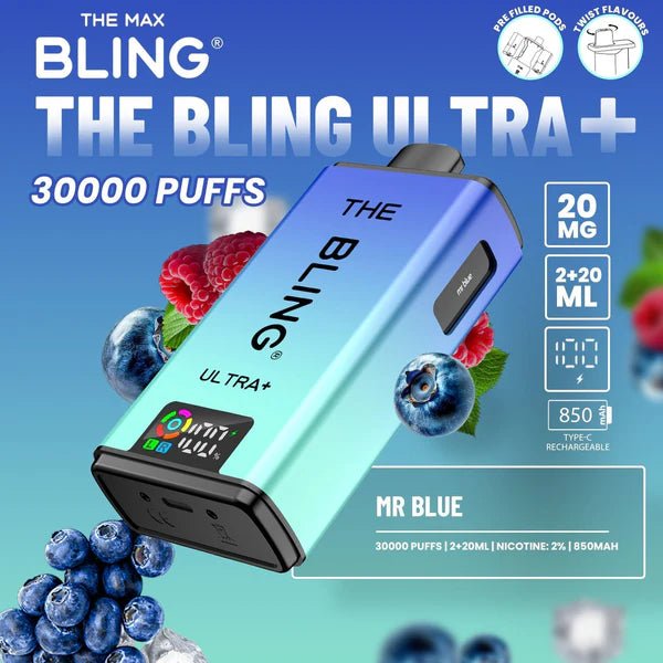 Bling Ultra Plus 30K Vape Kit Mr Blue